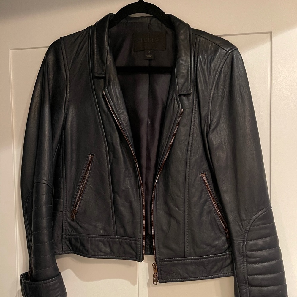 Jcrew Collection Leather Jacket - image 1